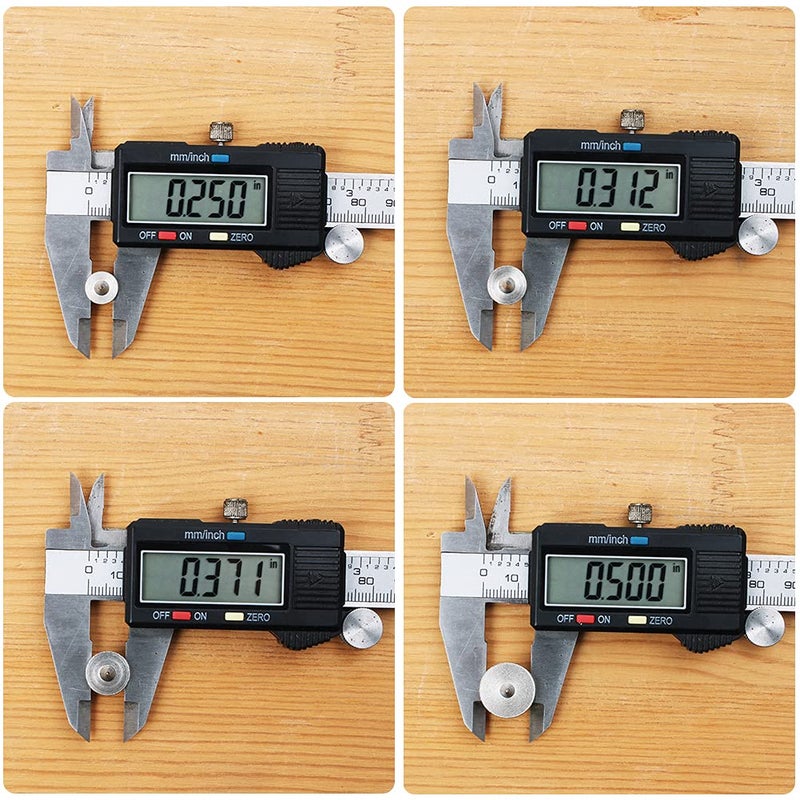 AUTOTOOLHOME أوتوتول هوم دبابيس ومركز نقل دبابيس 1/4"، 5/16"، 3/8" و 1/2" مجموعة من 8 - Image 4